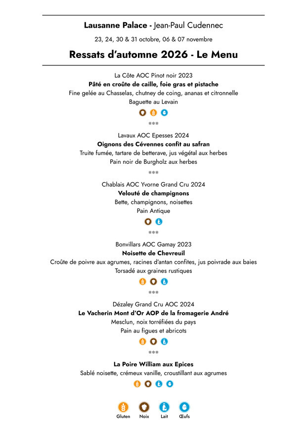 Ressat Automne Lausanne Palace