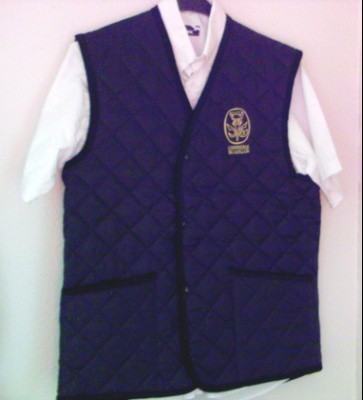 Gilet damassé