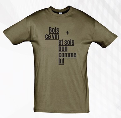 T-shirt kaki